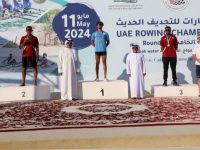 ابراهيم مرغلي يتوج بذهبية بطولة الإمارات للتجديف الحديث